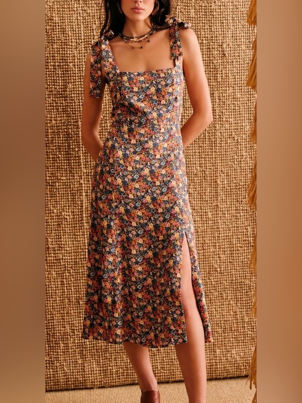 Sezane Dorotha Dress - Sunflowers - US2 / FR34 - Picture 4 of 16